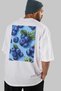 Blueberry 2 Oversize Back Printed White T-Shirt Unisex 100% Cotton Premium Design Streetwear - 7