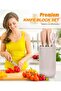 6 Piece Professional Knife Set, Includes Kitchen Knife, Chef's Knife, Japanese Knife, Utility - 3