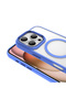 iPhone 16 Pro Case Magsafe Transparent Back Face Camera Raised Silicone Gzst - 2