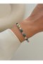 Steel Zircon Stone Waterway Bracelet 1 Piece, - 6