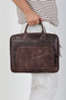 Genuine Crazy Leather Handmade Laptop and Briefcase - Calfskin Special Design - 13-14 Inches - 2