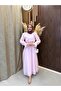Vera Ruffle Detailed Dress |   Powder - 2