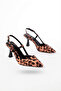 Zri̇n-002 Leopard Daily 7 cm Heeled Shoes - 7