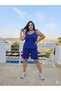 Women's Plus Size Shorts Suit