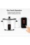 Electric Rice Cooker 2.8L 700W with Stainless Steel Lid, One-Touch Cooking, Automatic Keep Warm Function, Non-Stick Inner Pot for Rice, Soup, Porridge & Steaming - 3