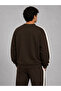 Men's Striped Detsyli Crewneck Sweatshirt with Pockets - 2