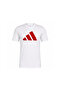 Custom Cotton Logo Tee m Men's Football Training T-Shirt Im7853 White - 3