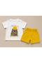 Teddy Bear Printed Cotton Baby Set - 2