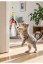 Cat Toy Interactive Cat Fishing Rod with Bell for Door Hanging, Flexible Rope Toy with Suction Cup - 7
