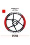 Yamaha yzf-r7 wide rim cover sticker decal model 16-piece set high quality stickers