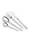 86-Piece Silver Matte Cutlery Set – Premium 18/10 Stainless Steel, Dual-Tone Elegant Flatware