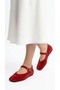 Tovex Women's Ballerina Shoes Suede Mary Jane Ankle Strap Belted Blunt Toe Flat Sole Daily Comfortable - 8