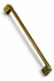 Cabinet Handle - Oval Metal Handle - Antique Yellow Furniture Kitchen Drawer Door Handle 224 mm - 2