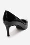 Clyde Black Patent Leather Genuine Leather Women's Heeled Shoes - 5