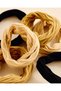 Women Assorted Plain Hair Elastics (Pack of 6) - 3