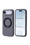 iPhone 17 Air Case with 360 Degree Rotating Stand Magsafe Camera Raised Silicone Omsy