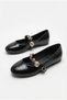 027-201 Comfortable Soft Women's Ballerinas with Safety Toe Cap and Buckle Accessories - 3