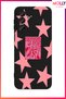Black Craving Stars Pattern Inside Velvet Silicone Case for Samsung Galaxy A57