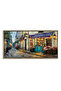 Signtouch Autumn City Promenade Canvas Wall Art 50x100 cm With Outer Frame - 2