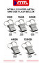 Hyper USB 3.0 Mini Keychain USB Flash Memory Mt86X - 5