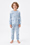 Boy's 100% Cotton Pajama Set 3-13 Years 12734Is - 3