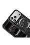 iPhone 17 Pro Case with Glitter Diamonds and Magsafe Camera Raised Silicone Brsa - 3