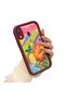 Samsung Galaxy A30 Compatible Case Camera Protector Claret Red Silicone Couple Phone Case Butterfly Pattern - 2