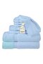 Bliss Casa 8-Piece Towel Set, Light Blue - 7
