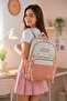 Girl's School Backpack with Powder Accessories for Middle School - High School - 2