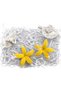 Chenille Flower Keychain 10-Pack /Handmade/ Bag Ornament/ Wedding, Promise, Engagement, and Birthday Gift. - 2