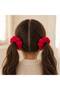 Knitted Pompom Hair Clip - Bulut Scrunchie Handmade - 2-Piece Handmade Knitted Clip - 2