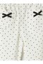 Lcw Kids Ecru Bowknot Girls' Gabardine Trousers - 3