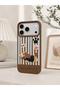 3D Dachshund Dog Figured Striped Silicone Phone Case Compatible with iPhone 17 Pro / 18 Pro - 3