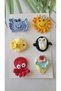 Baby Gift Pinterest Combinations Hairless Baby Hair Clips 6-Piece Mixed Sets Hanmade Knitted Organic Baby Hair Accessories - 2