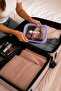 Lilac Frame Pvc Transparent Cosmetic Bag |   Travel, Makeup, and Personal Care Organizer - 3
