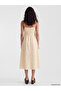 Xside Yellow Plaid Strap Waist Dress from Cc Collection - 3