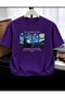 Men's Oversize Printed T-Shirt – the Starry Night Pattern