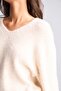 V-Neck Soft Textured Seamless Knitwear Basic Sweater F4800Ax26Wn - 5