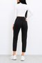 Julia Milano New Season Boyfriend Casual Women's Black High Waist Lycra (2026) - 3