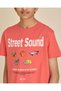 Senior Boys Red Street Sound Graphic T-Shirt - 4