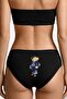 Women's Lycra Bamboo Slip 3-Pack City Teddy Printed Black – Breathable Fabric, Soft Touch - 4