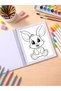 Happy Animals Coloring Book – 24X20 cm I 40 Visuals I for Children and Adults - 4