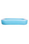 200cm Circular Inflatable Kids Pool, Easy Setup, Blue - 2