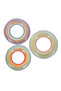 Colorful Glitter Inflatable Pool & Beach Float Swim Ring, PVC