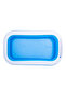 300cm Rectangular Inflatable Family Pool, Easy Setup, Blue - 4
