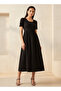 KNIT WOVEN DRESS