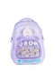Set of 3 Children's Primary School Bags with Pen Holder and Lunch Bag Backpack Lila - 2