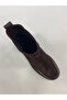 Genuine Leather Suede Rubber Detailed Boots Women's Shoes - 4