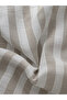Mink White Striped Kali Pants Skirt and Crop Blouse Set - 6
