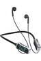 Bluetooth Headset Neckbands, Bluetooth V5.4, 30H Battery, 200 Days Standby, Noise Reduction Earphones , black